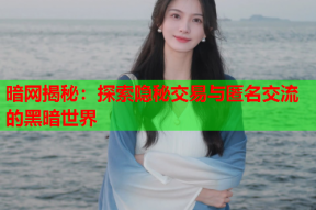 暗网揭秘：探索隐秘交易与匿名交流的黑暗世界
