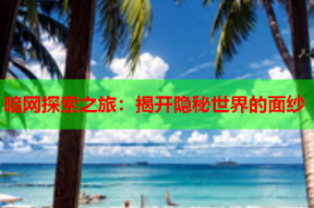 暗网探索之旅：揭开隐秘世界的面纱