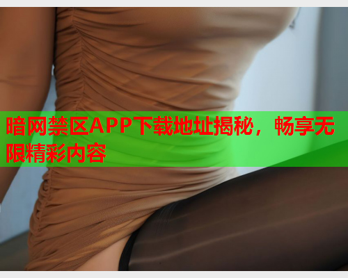 暗网禁区APP下载地址揭秘，畅享无限精彩内容  第1张