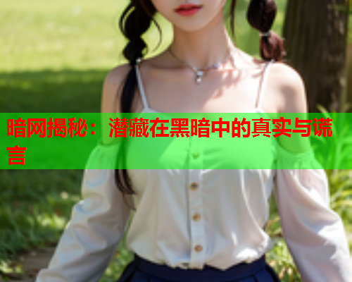 暗网揭秘：潜藏在黑暗中的真实与谎言  第1张