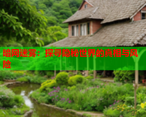 暗网迷雾：探寻隐秘世界的真相与风险  第1张