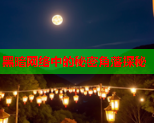 黑暗网络中的秘密角落探秘  第1张