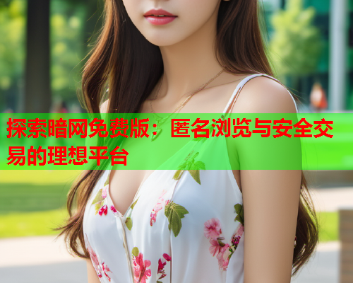 探索暗网免费版：匿名浏览与安全交易的理想平台  第1张
